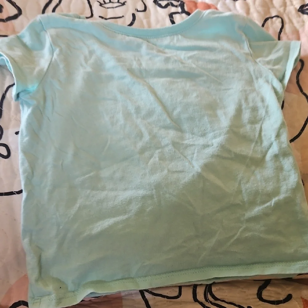 The Children's Place Light Blue Strawberry Tee